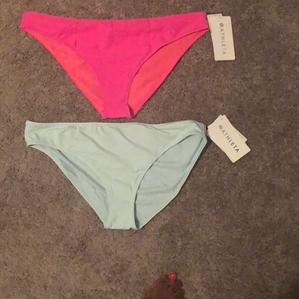 NEW Two Athleta Bikini Bottoms